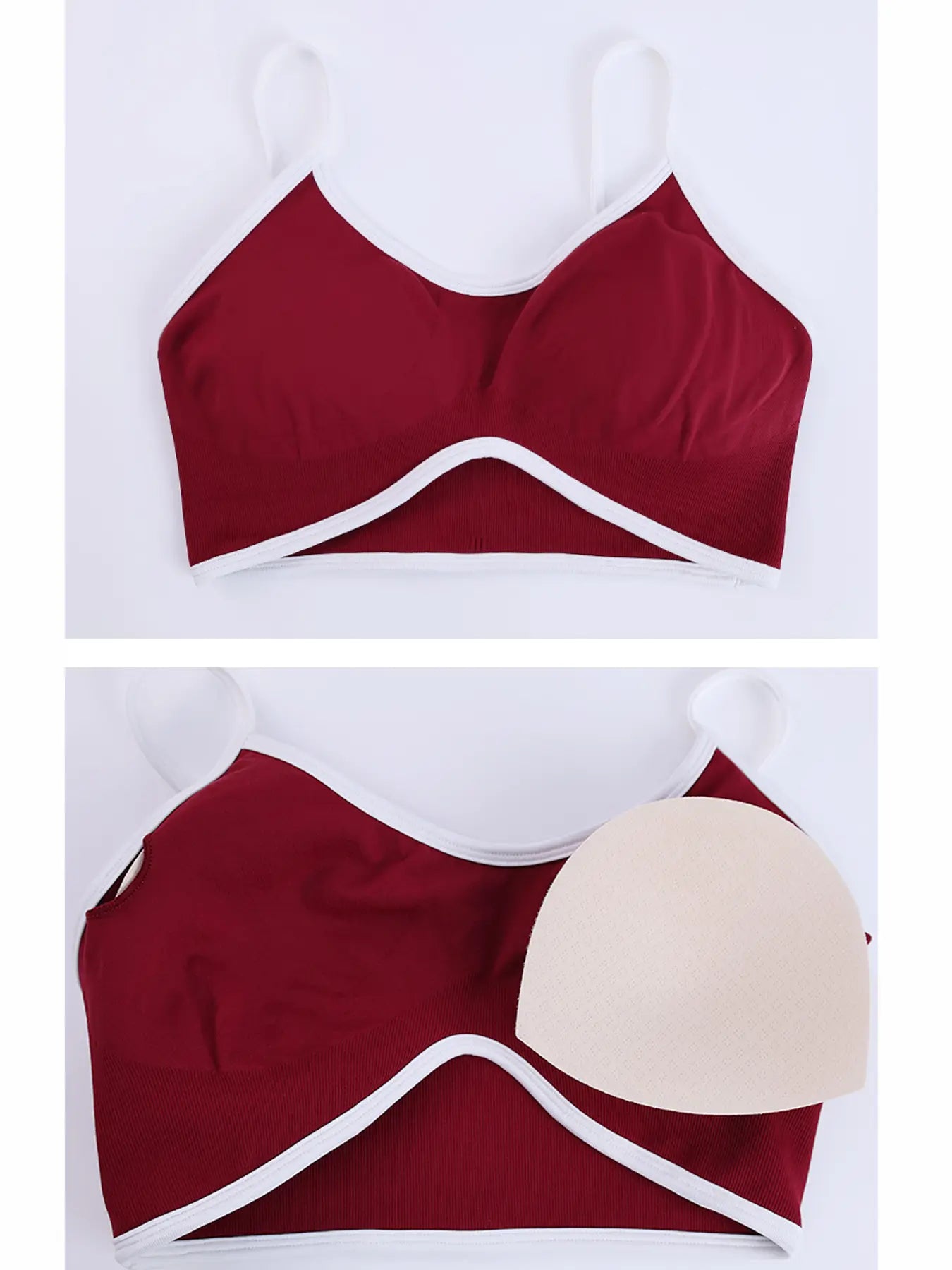 Jetjoy Women's 2-Piece Seamless Color Block Workout Set with Sports Bra and High Waist Scrunch Butt Lifting Shorts