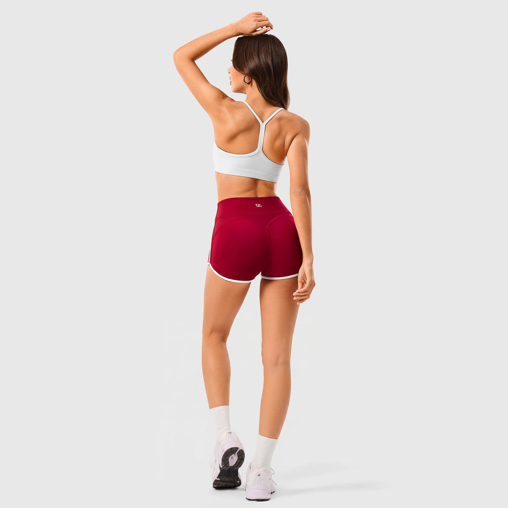 Inno Mint Women's High-Waisted Butt Lifting Yoga Shorts - 4-Way Stretch Nylon Spandex for Gym and Workouts