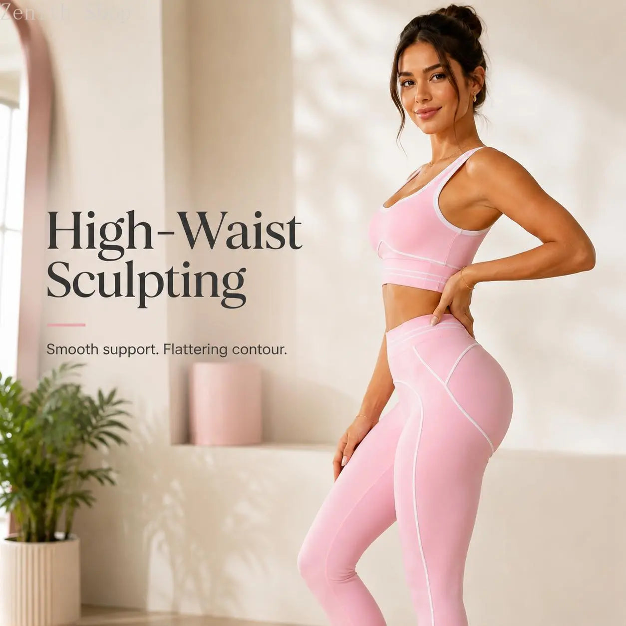 Women's Versatile High-Waisted Yoga Pants Set for Gym Training and Outdoor Sports, Featuring Butt-Lifting Design
